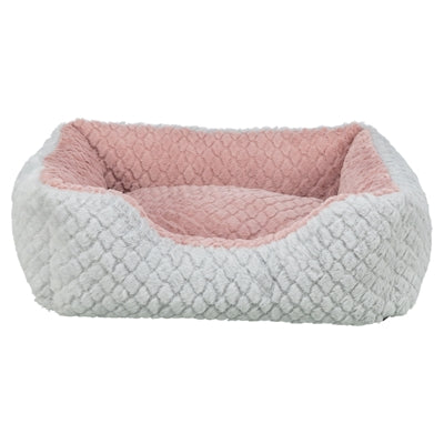 Trixie lit pour chien kaline mio angulaire gris vieux rose