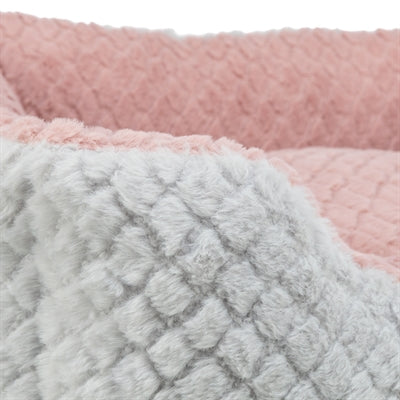 Trixie lit pour chien kaline mio angulaire gris vieux rose