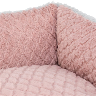 Trixie lit pour chien kaline mio angulaire gris vieux rose
