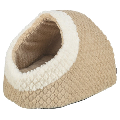 Trixie panier pour chat iglo kaline mio marron clair crème