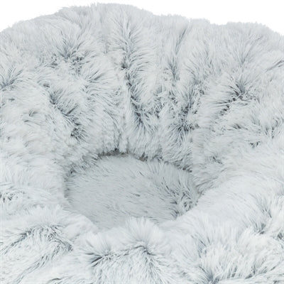Trixie Harvey peluche tunnel de jeu beignet blanc gris
