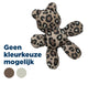 Trixie ours en peluche imprimé léopard avec herbe à chat assortie