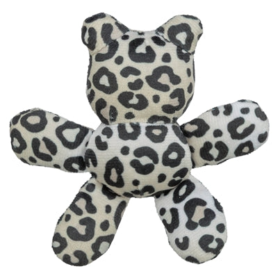 Trixie ours en peluche imprimé léopard avec herbe à chat assortie