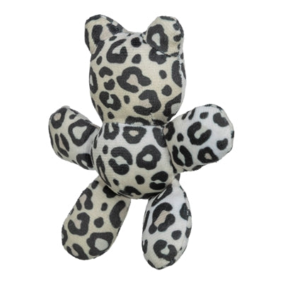 Trixie ours en peluche imprimé léopard avec herbe à chat assortie
