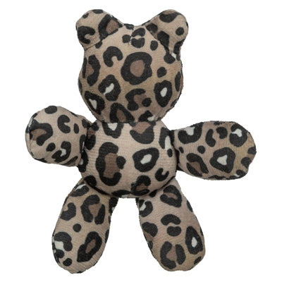 Trixie ours en peluche imprimé léopard avec herbe à chat assortie