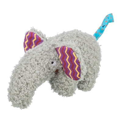 Peluche éléphant Trixie avec herbe à chat gris