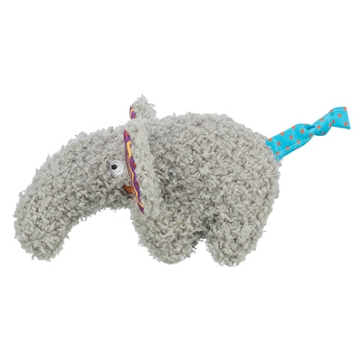 Peluche éléphant Trixie avec herbe à chat gris