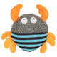 Tissu Trixie en peluche avec un crabe et de l'herbe à chat
