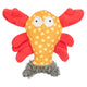Peluche Trixie en tissu homard avec herbe à chat orange