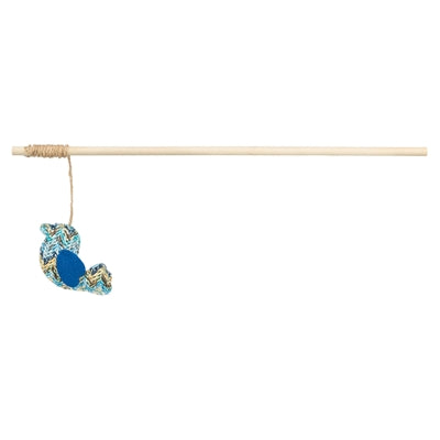 Trixie tige de chat oiseau en peluche en bois avec herbe à chat