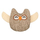 Peluche Trixie hibou en tissu avec herbe à chat beige