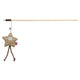 Trixie tige de chat étoile en peluche en bois avec herbe à chat
