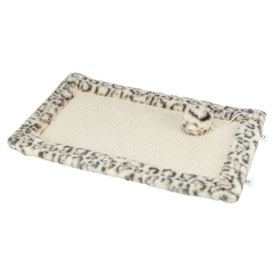 Trixie tapis à gratter leo imprimé léopard crème