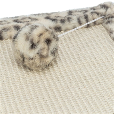 Trixie tapis à gratter leo imprimé léopard crème