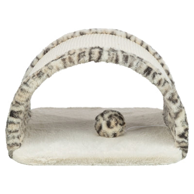 Trixie crab bridge leo imprimé léopard crème