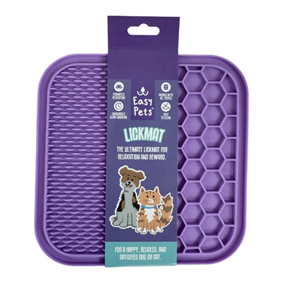 Tapis à lécher Easypets violet