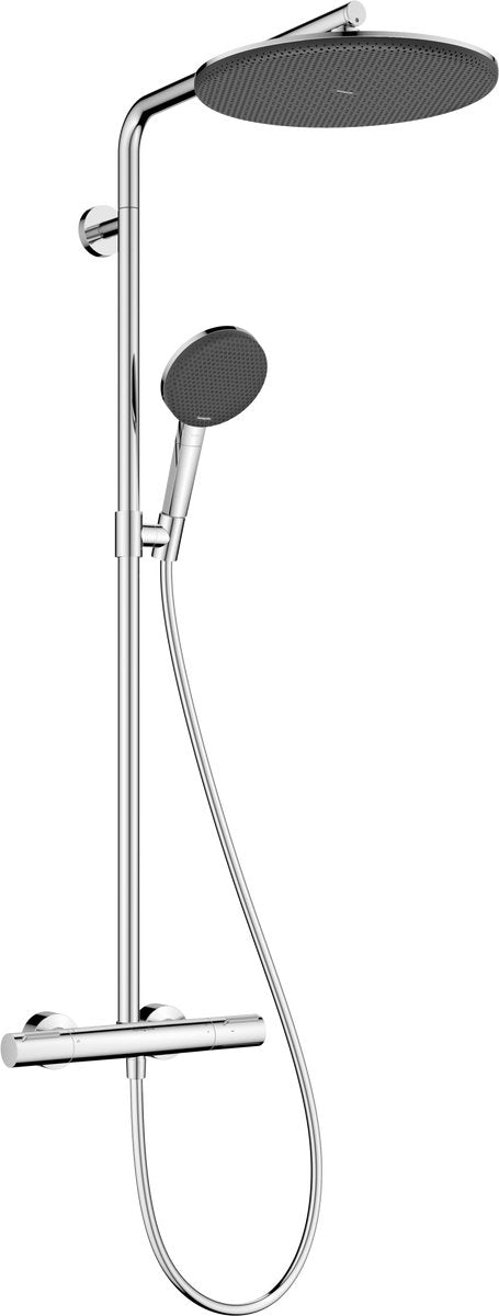 Hansgrohe Raindance Alive s Puro - Colonne de douche - Thermostat Ecostat - Taille 300 mm - 1 fonction jet - Chrome