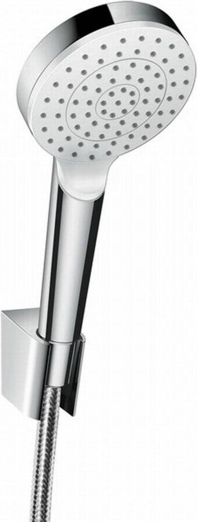 Set de bain Hansgrohe Porter - tuyau 125 cm - chrome blanc