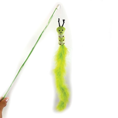 Happy pet tabby patch chat tige chenille vert