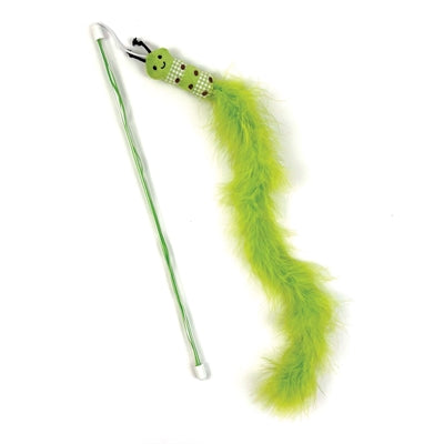 Happy pet tabby patch chat tige chenille vert
