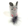 Happy pet tabby patch souris à cliquet et rouleau gris