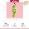 Happy pet tabby patch chenille cliquet et rouleau vert