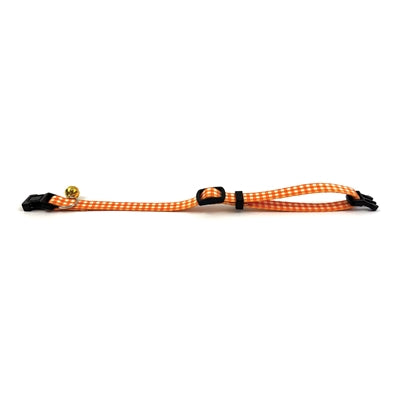 Happy pet tabby patch collier chat diamant orange