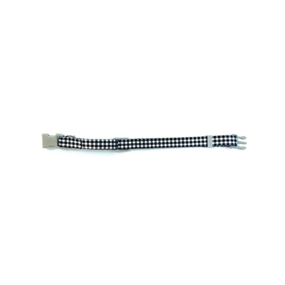 Happy pet tabby patch collier chat diamant noir
