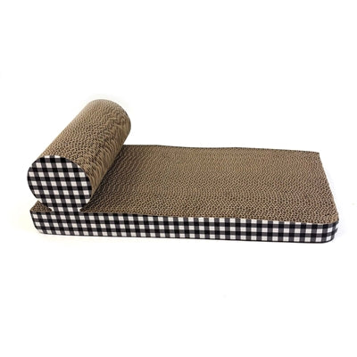 Happy pet tabby patch tapis à gratter chaise longue en carton