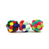 Boule à pompons Happy Pet Tabby Patch assortie