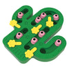 Jouet d'intelligence de puzzle de cactus de patch tabby d'animal familier heureux