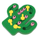 Jouet d'intelligence de puzzle de cactus de patch tabby d'animal familier heureux