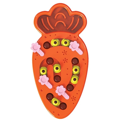 Jouet d'intelligence de puzzle de carotte de patch de tabby d'animal familier heureux