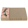 Trixie planche à gratter Valentine avec boules rectangulaire en carton abricot