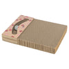 Trixie planche à gratter Valentine avec boules rectangulaire en carton abricot