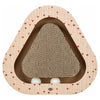 Trixie planche à gratter Valentine avec boules triangulaires en carton abricot