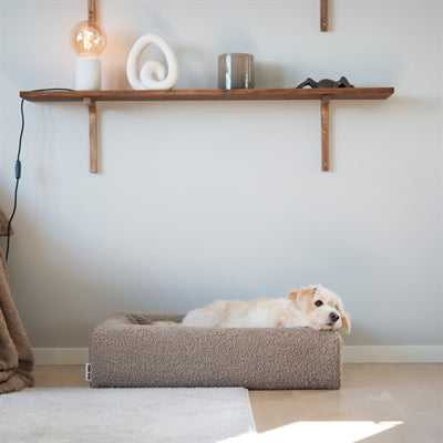 Housse de lit Bia premium teddy beige