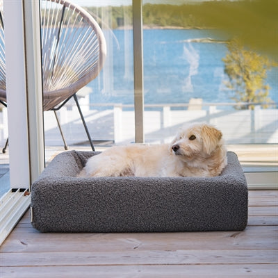 Housse de lit Bia premium teddy gris