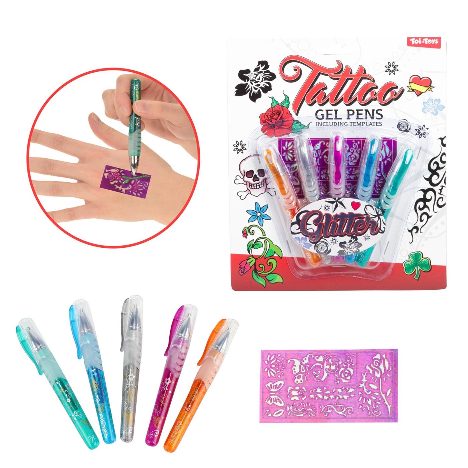 Stylos gel pour tatouage, 5 pcs.