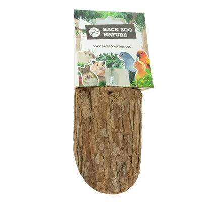 Retour zoo nature tranche de bois perche