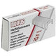 Staples novus argent no. 10 zinc 1 000 pièces 16 feuilles