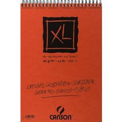 Carnet de croquis xl canson a3 120 feuilles 90g m2 blanc