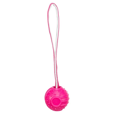 Trixie balle à lancer soft strong tpr rose