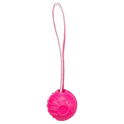Trixie balle à lancer soft strong tpr rose