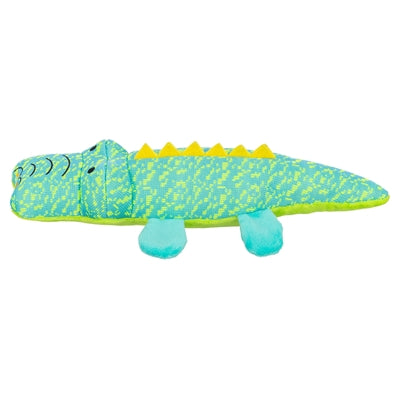 Tissu Trixie crocodile vert aqua