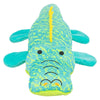 Tissu Trixie crocodile vert aqua