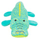 Tissu Trixie crocodile vert aqua