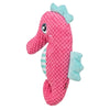 Tissu Trixie hippocampes rose aqua