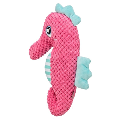 Tissu Trixie hippocampes rose aqua