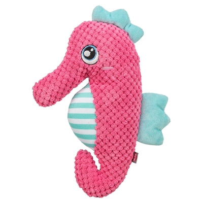 Tissu Trixie hippocampes rose aqua